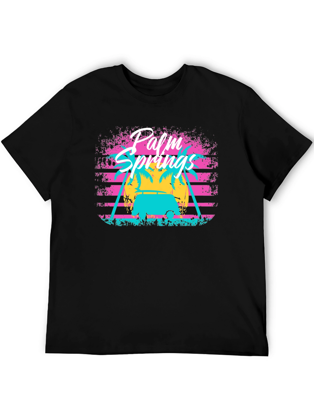 Palm Springs Retro Graphic Tee - Vacation Vibes