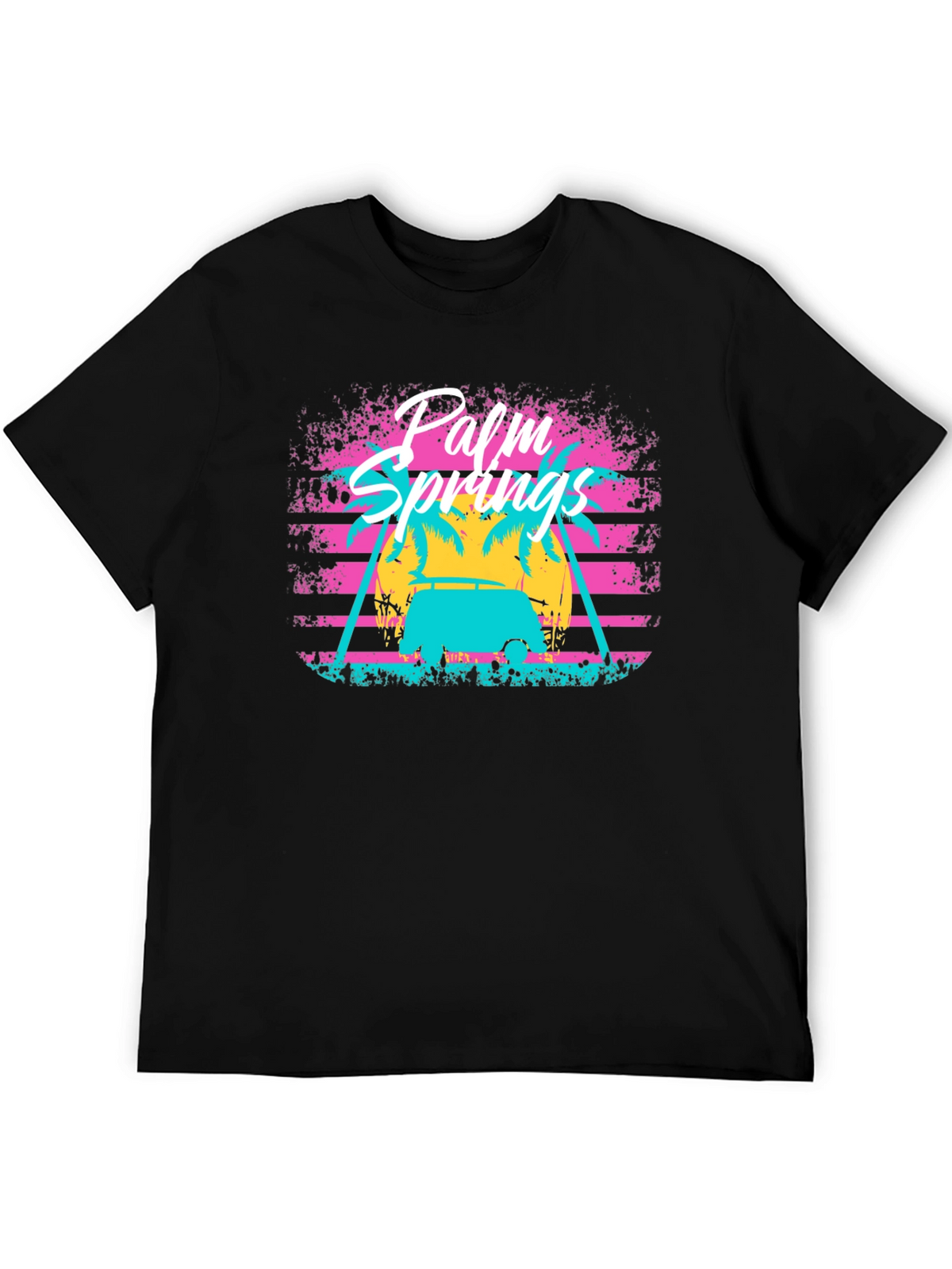 Palm Springs Retro Graphic Tee - Vacation Vibes