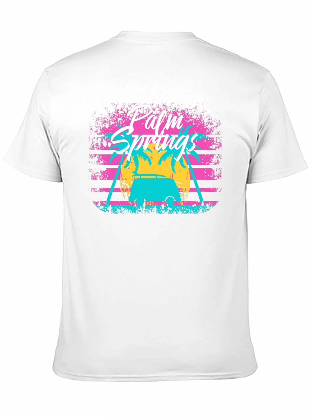 Palm Springs Retro Graphic Tee - Vacation Vibes