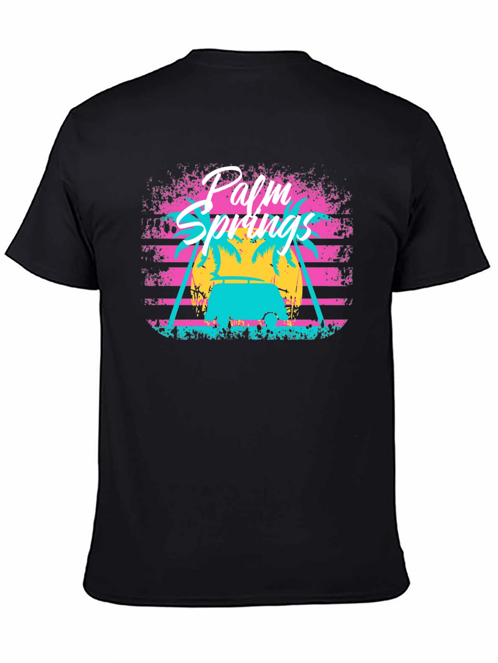 Palm Springs Retro Graphic Tee - Vacation Vibes