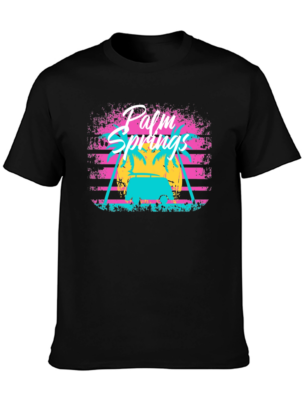 Palm Springs Retro Graphic Tee - Vacation Vibes