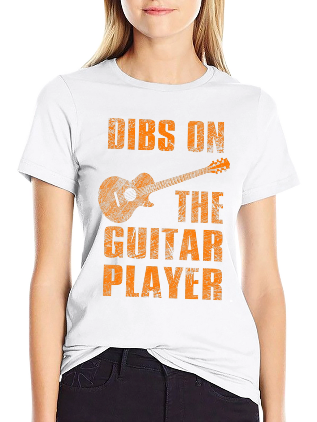 Dibs on the Guitar Player Black Graphic Tee
