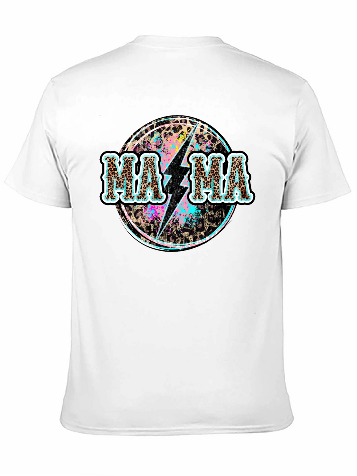 Mama Leopard Bolt Graphic Tee