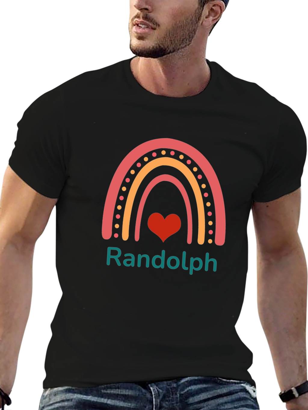 Rainbow Randolph Personalized T-Shirt
