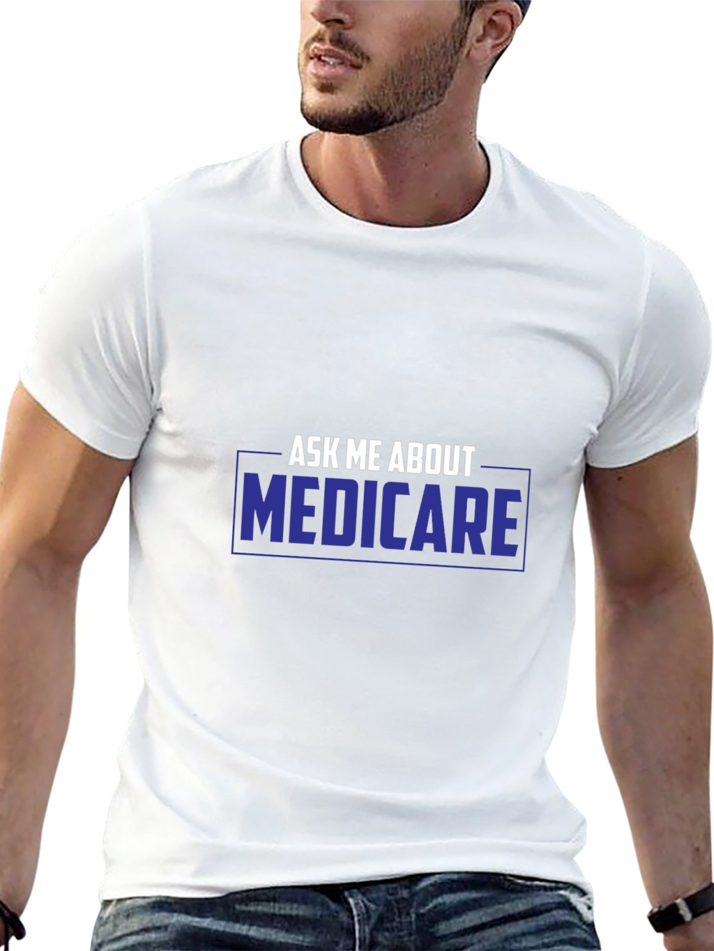 Ask Me About Medicare T-Shirt - Premium Unisex Tee