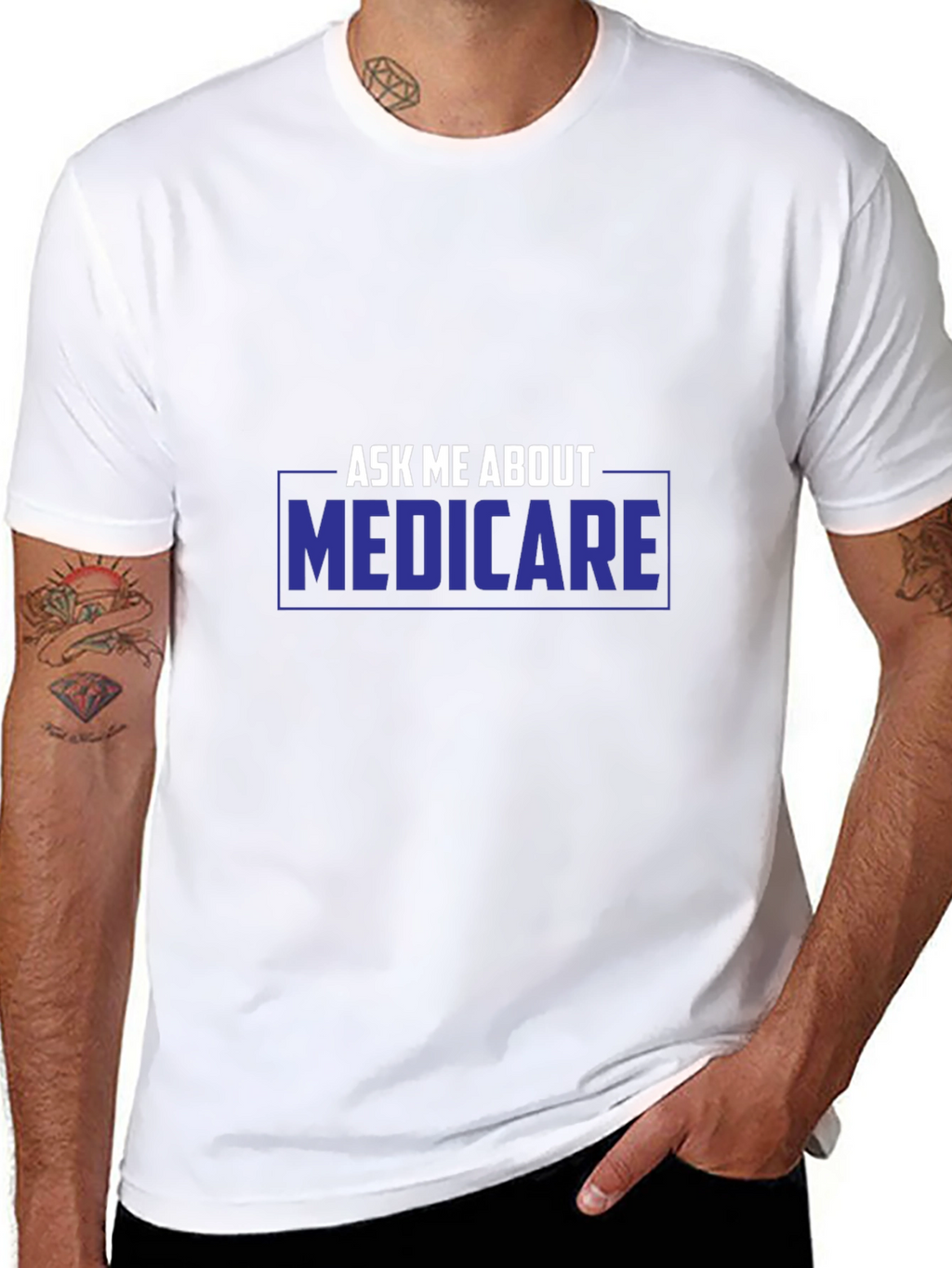 Ask Me About Medicare T-Shirt - Premium Unisex Tee