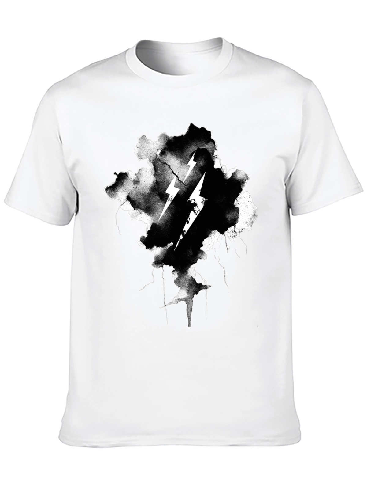 Thunderbolt Graphic Black T-Shirt