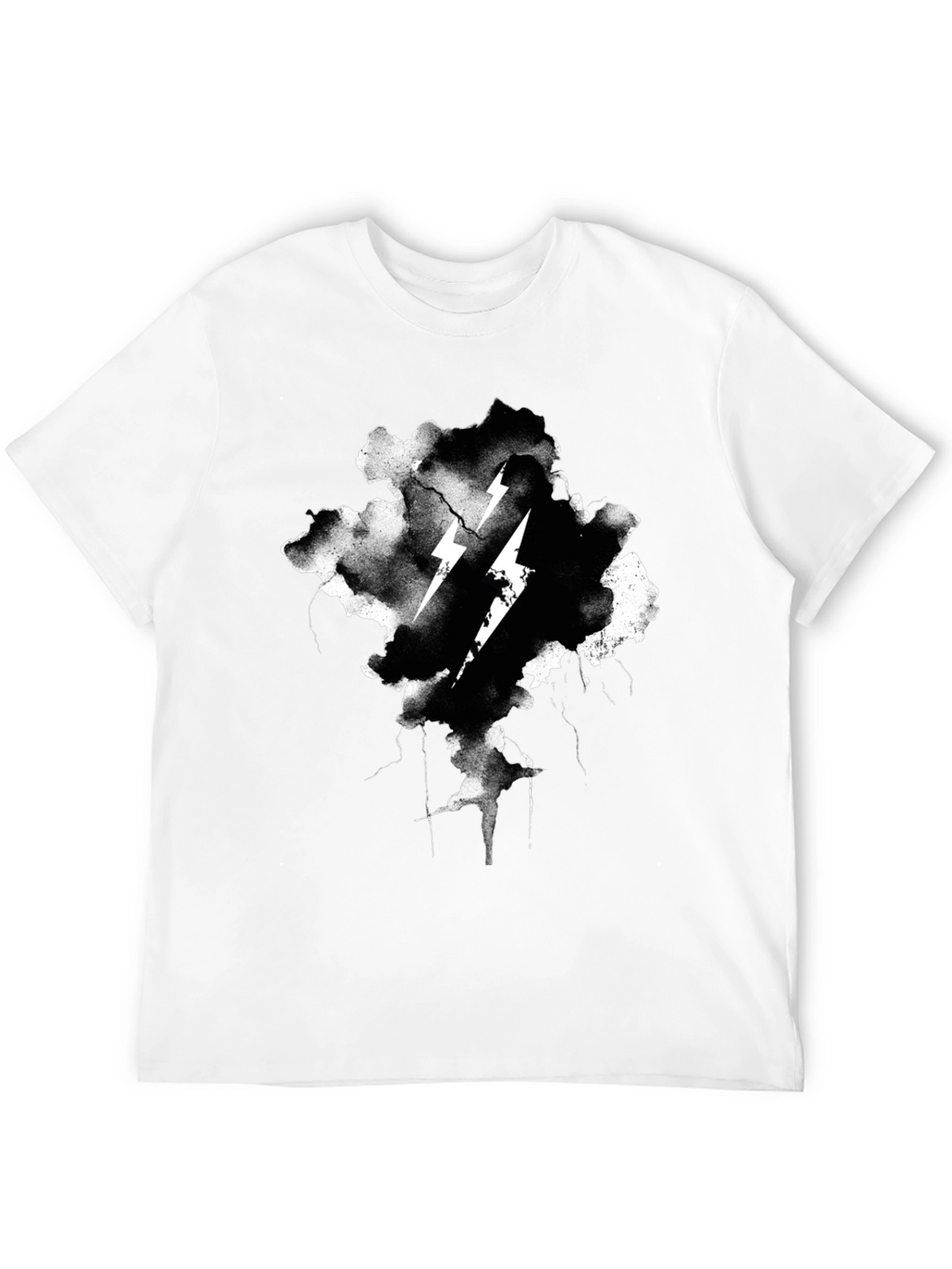 Thunderbolt Graphic Black T-Shirt