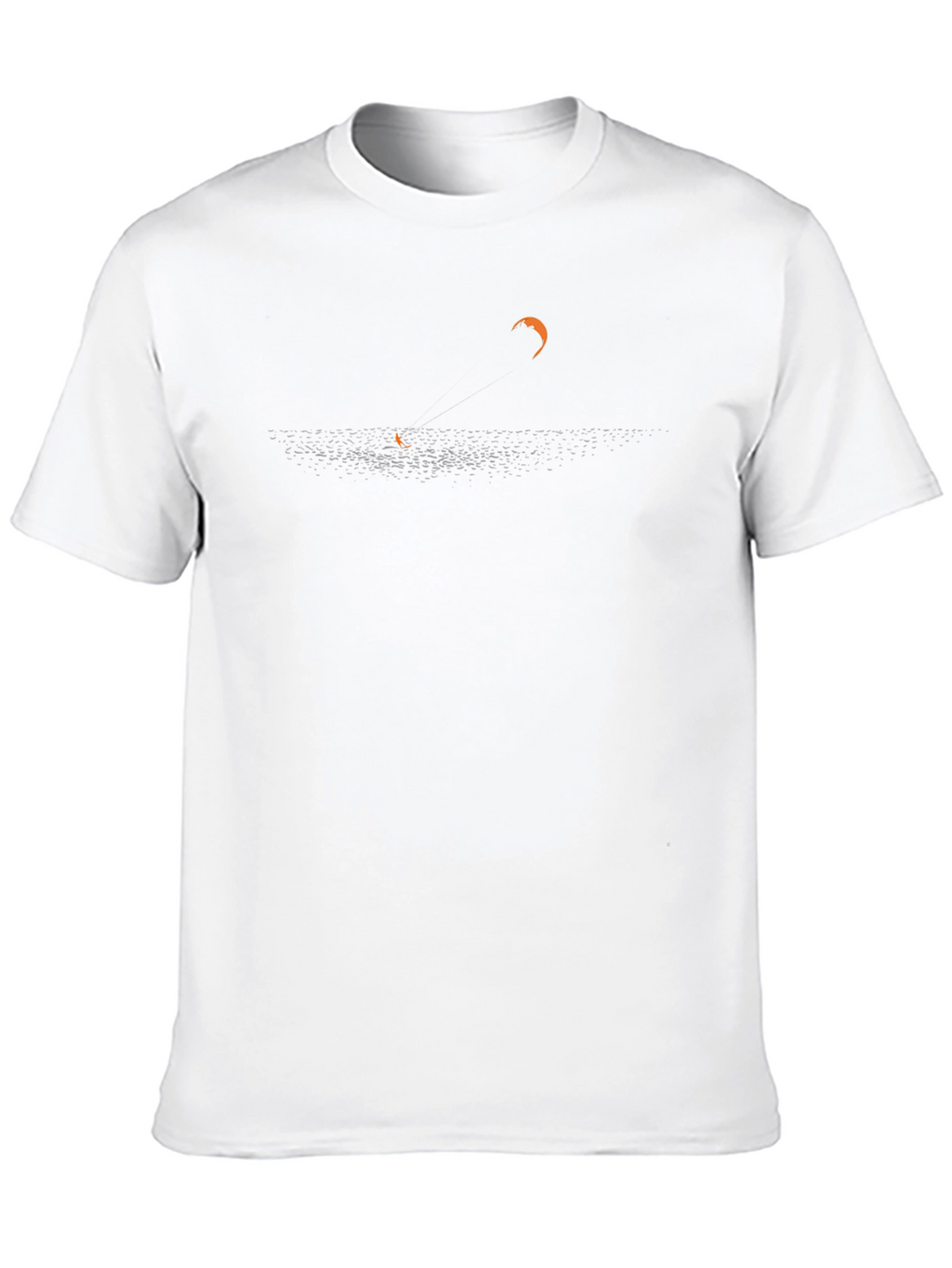Kitesurfing Silhouette Graphic Tee - Black