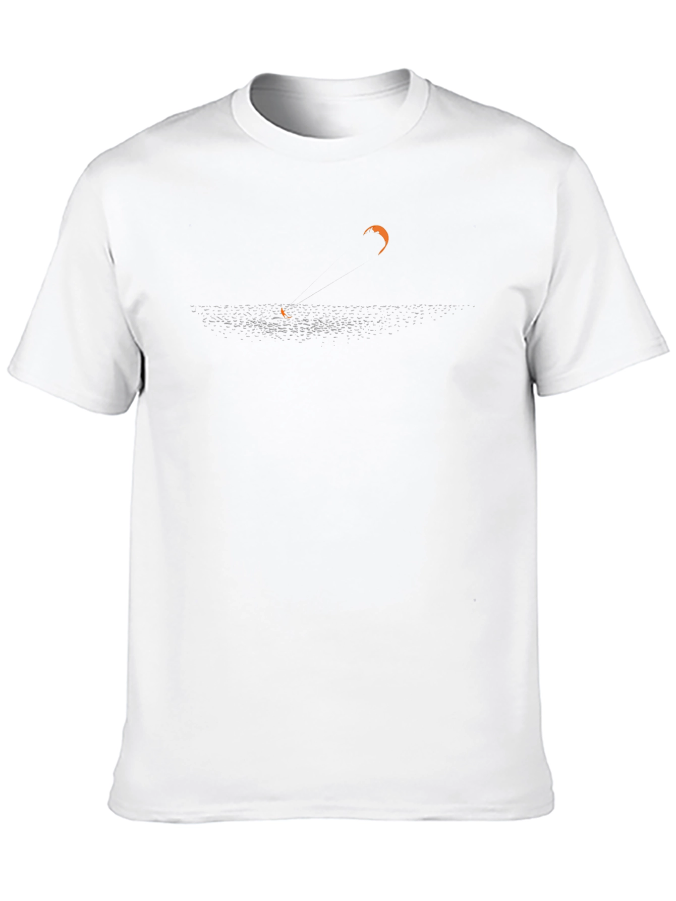 Kitesurfing Silhouette Graphic Tee - Black