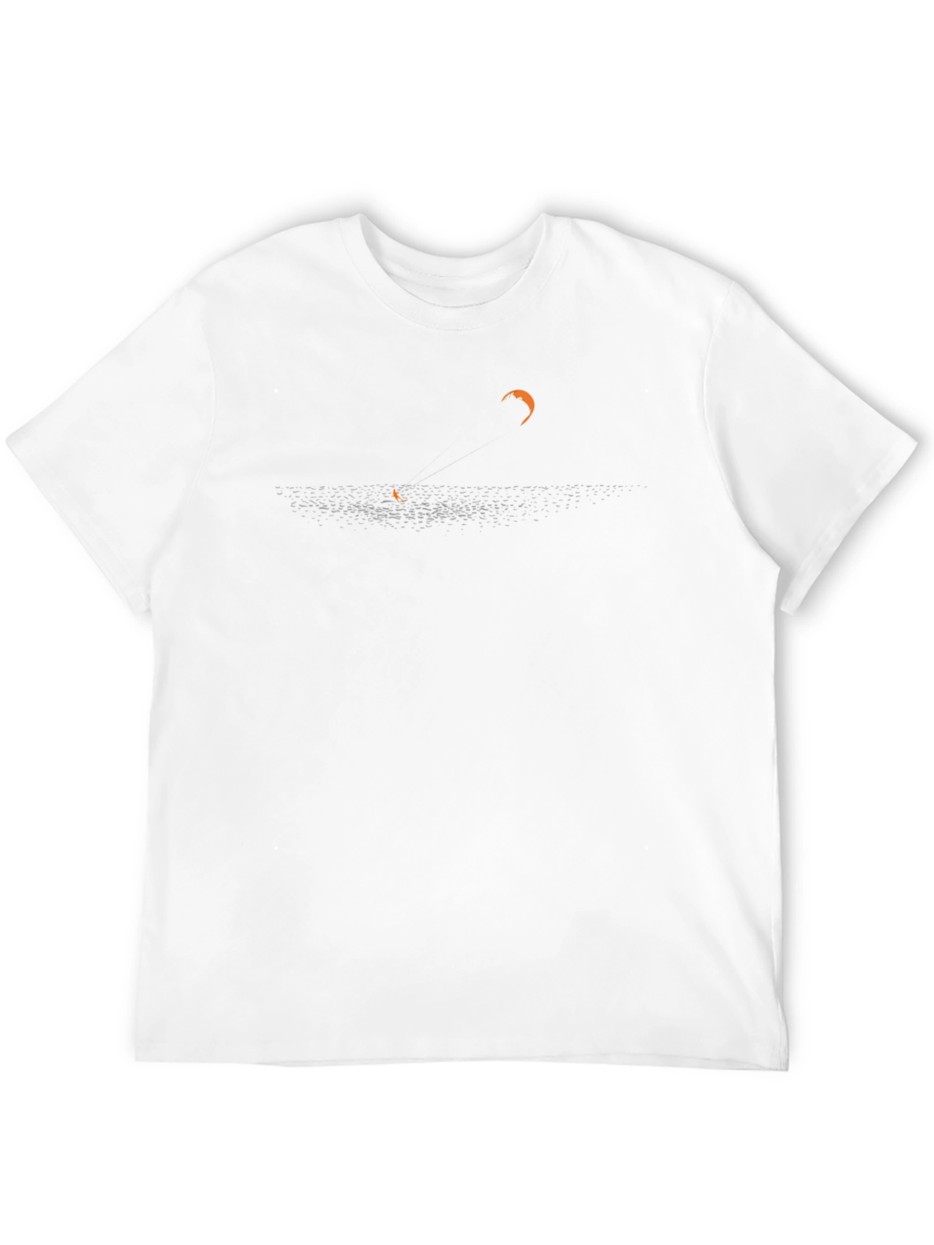Kitesurfing Silhouette Graphic Tee - Black