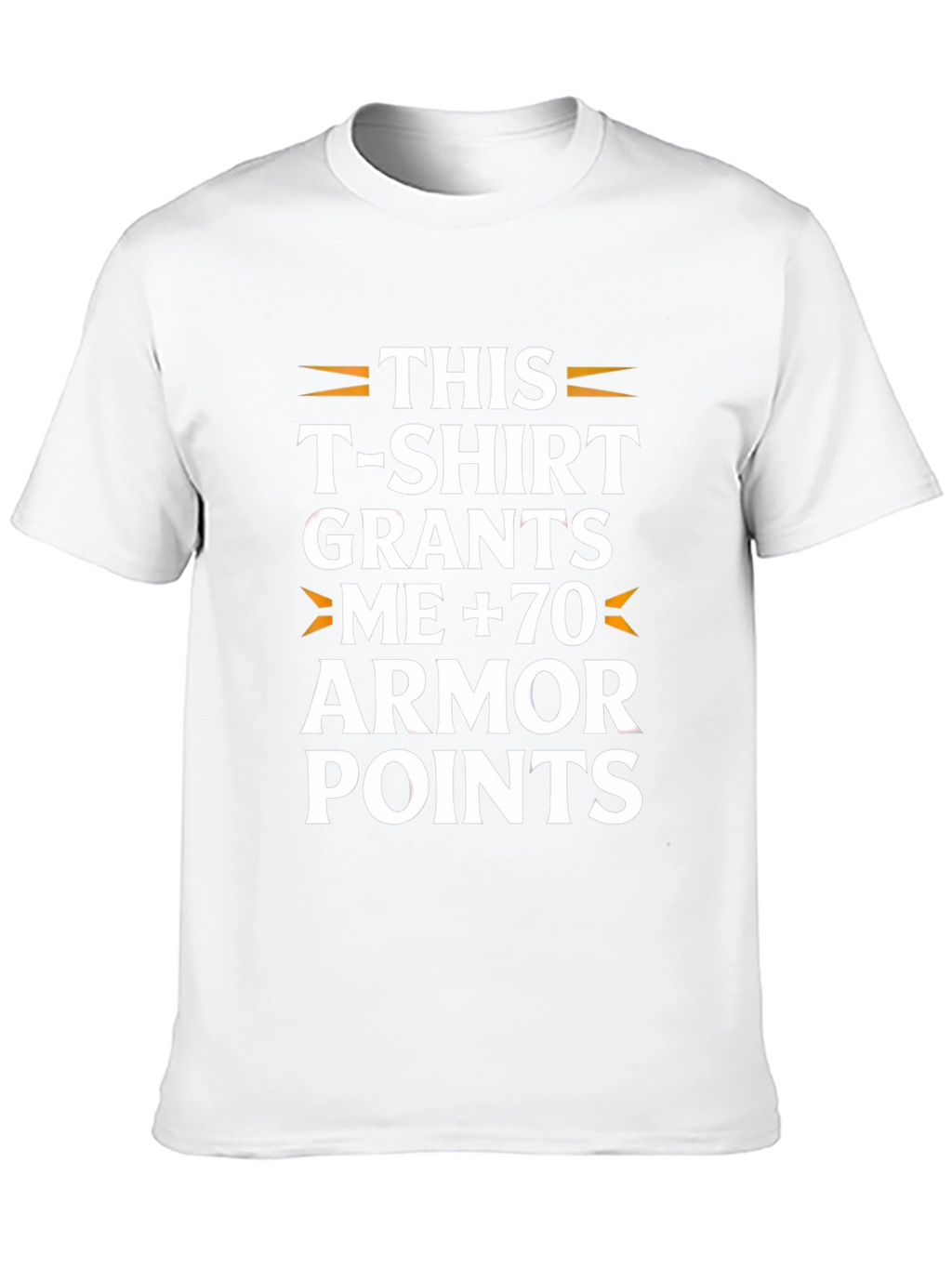 Humorous Armor Points Graphic T-Shirt