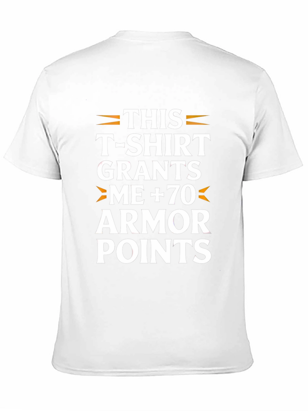 Humorous Armor Points Graphic T-Shirt