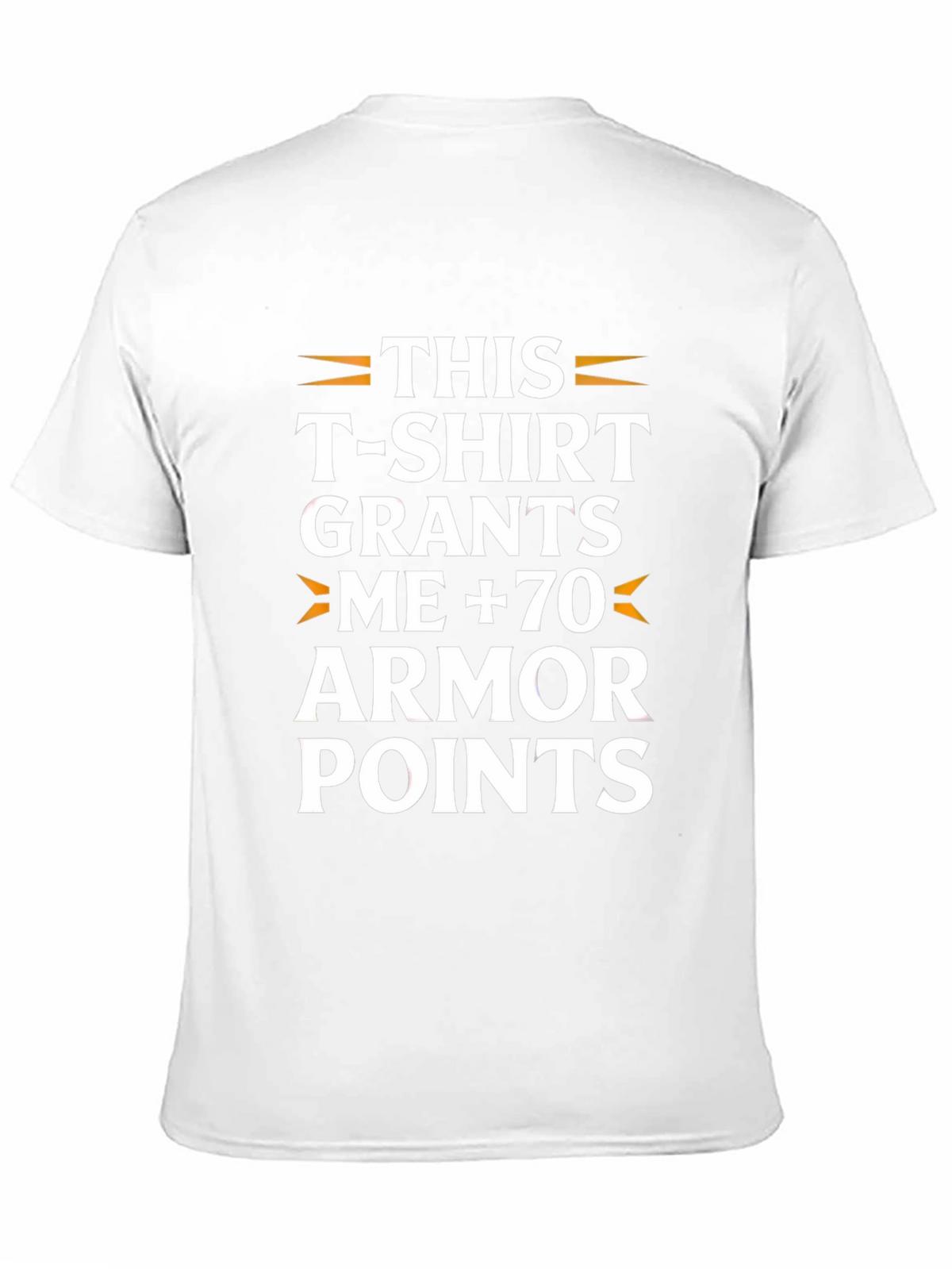 Humorous Armor Points Graphic T-Shirt
