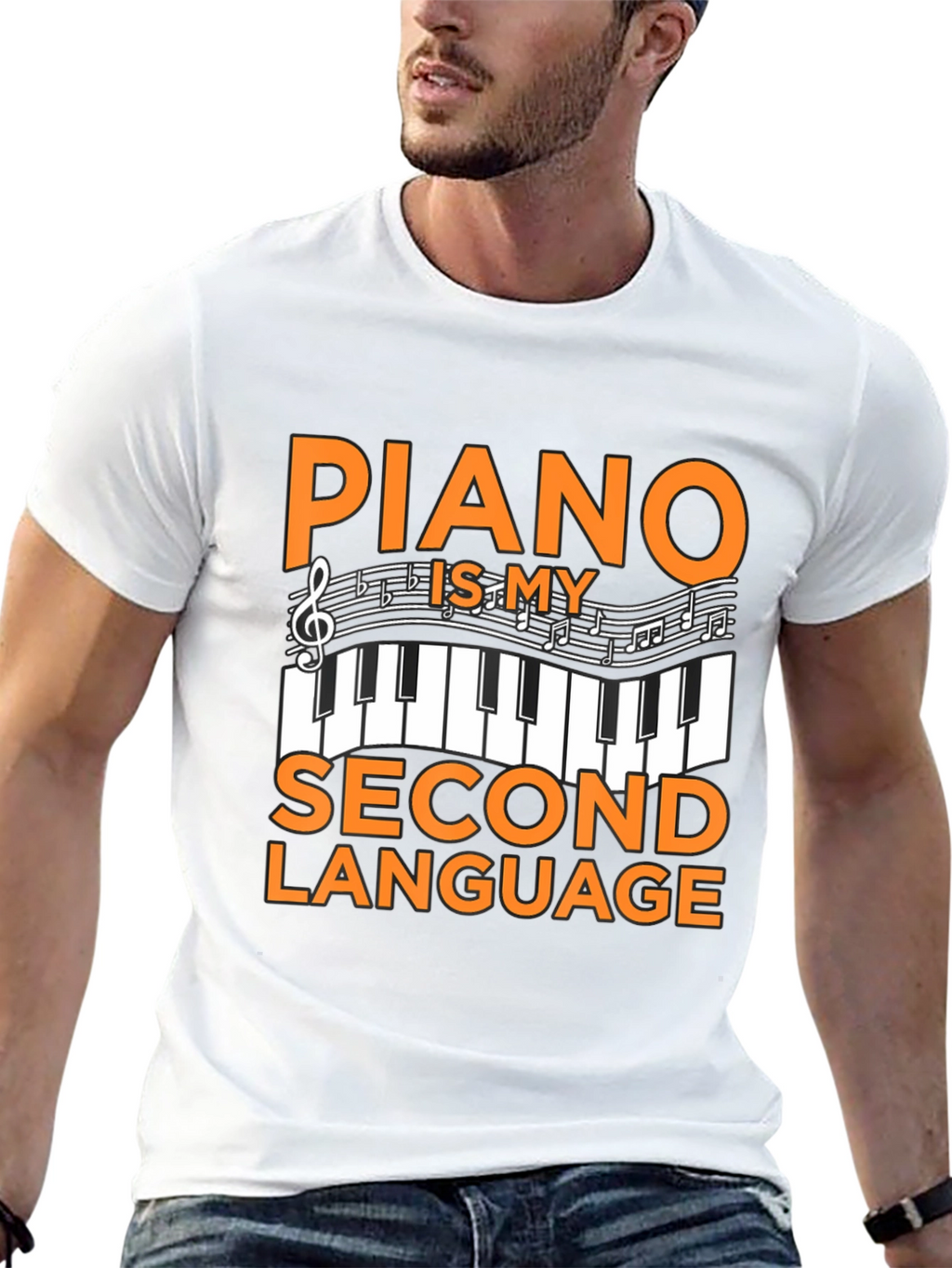 Piano Is My Second Language T-Shirt