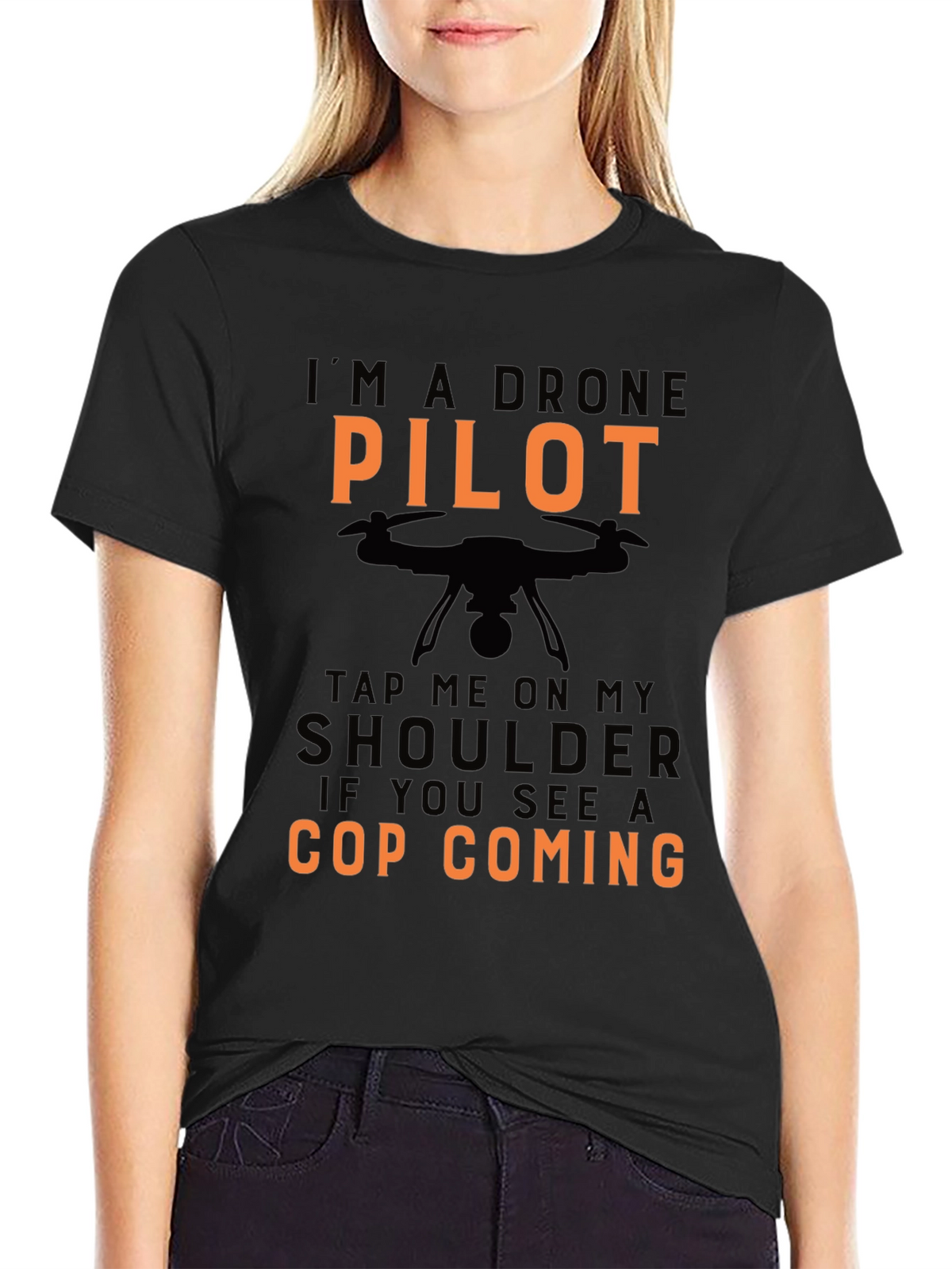 Drone Pilot Novelty Graphic Tee