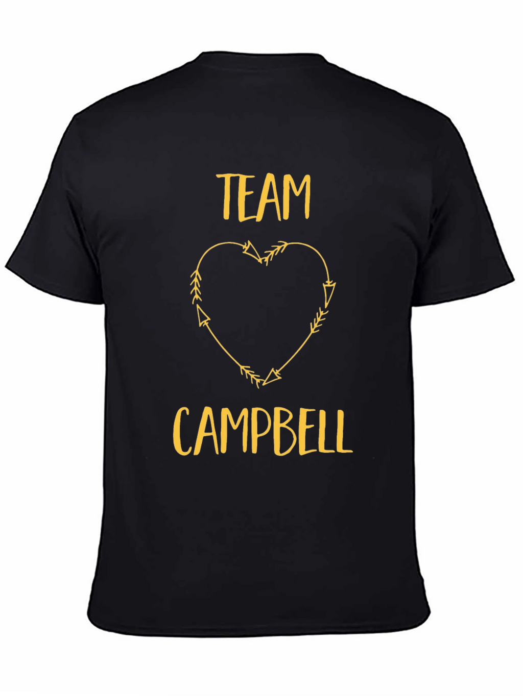 Team Campbell Arrow Heart T-Shirt