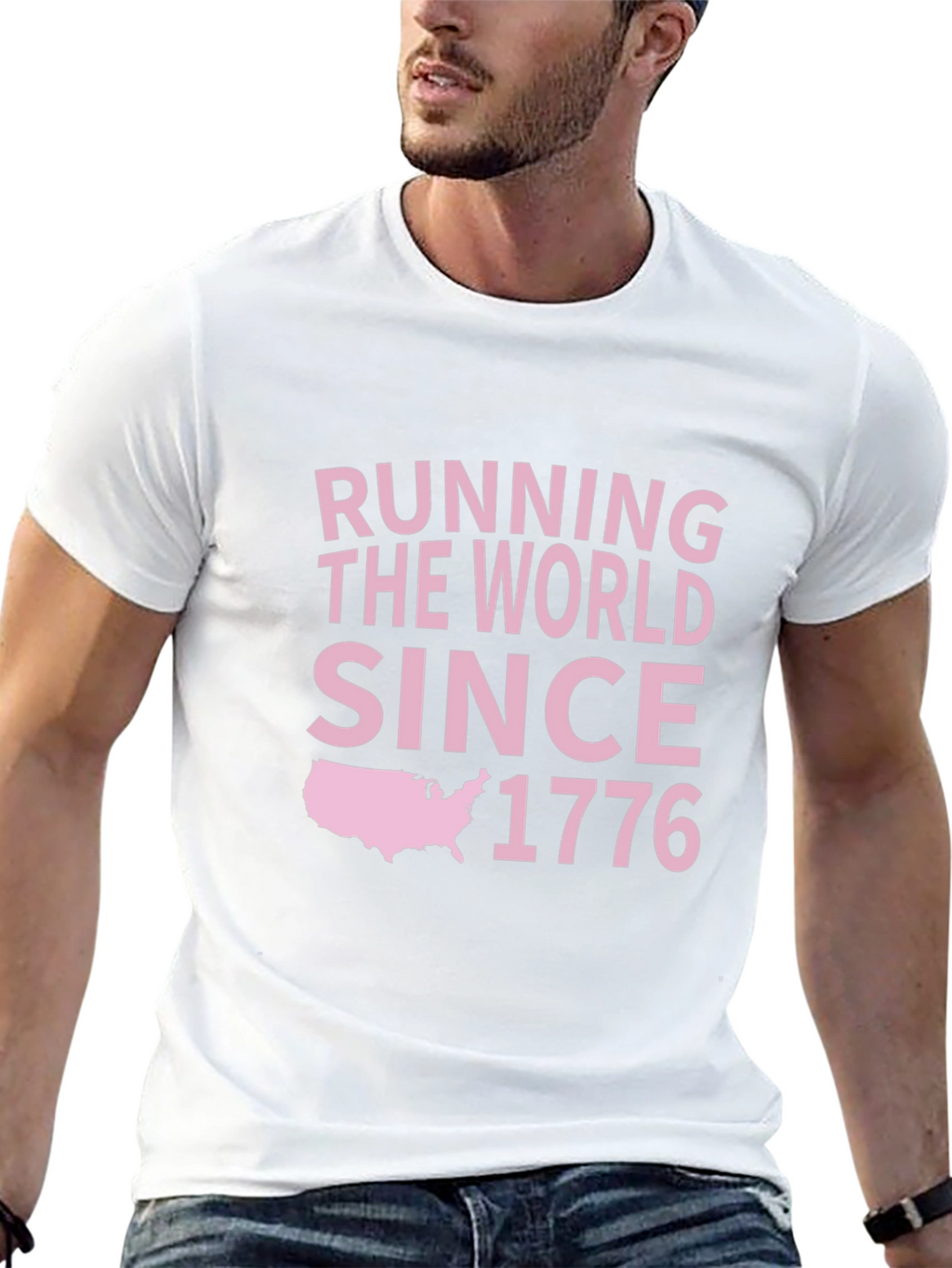 Running The World Since 1776 Graphic T-Shirt