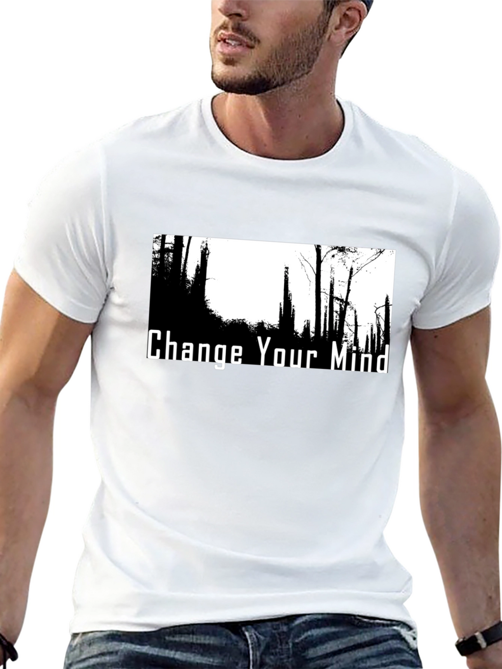 Change Your Mind Graphic Tee - Nature Scene