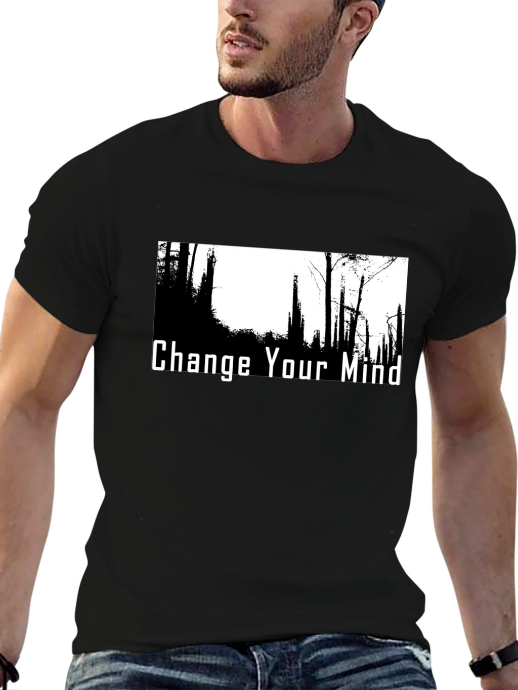 Change Your Mind Graphic Tee - Nature Scene