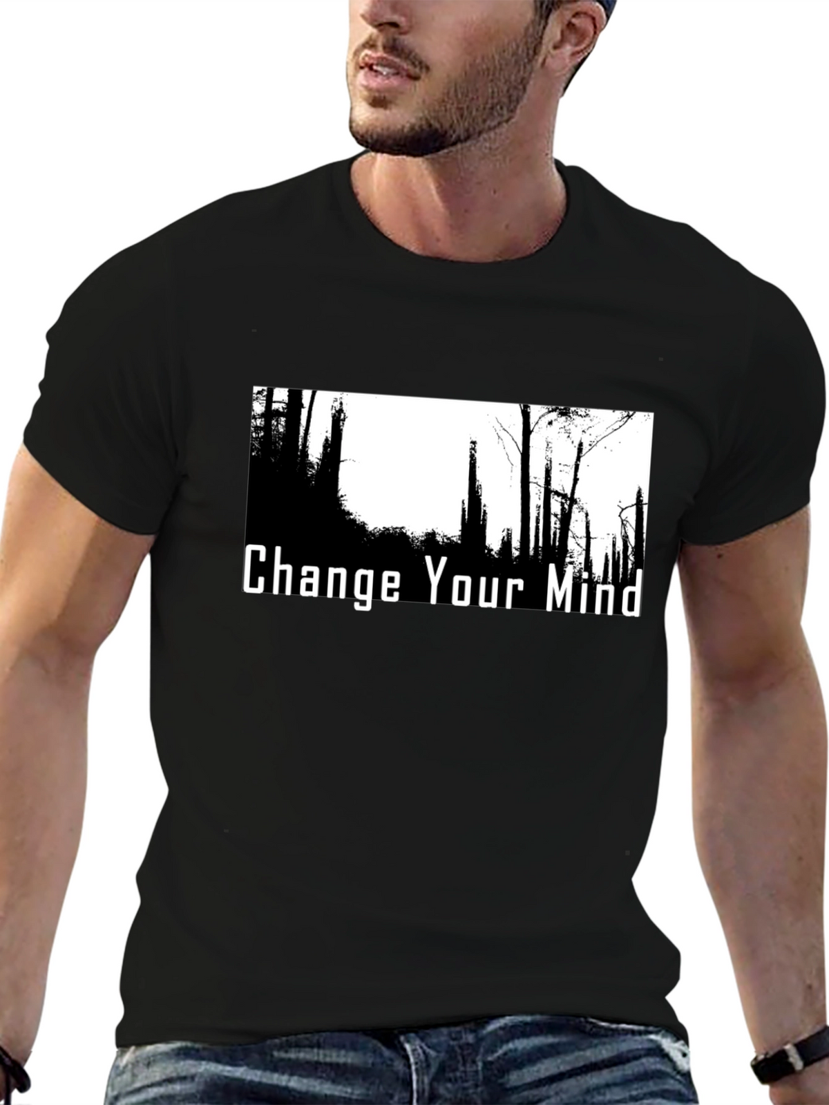 Change Your Mind Graphic Tee - Nature Scene