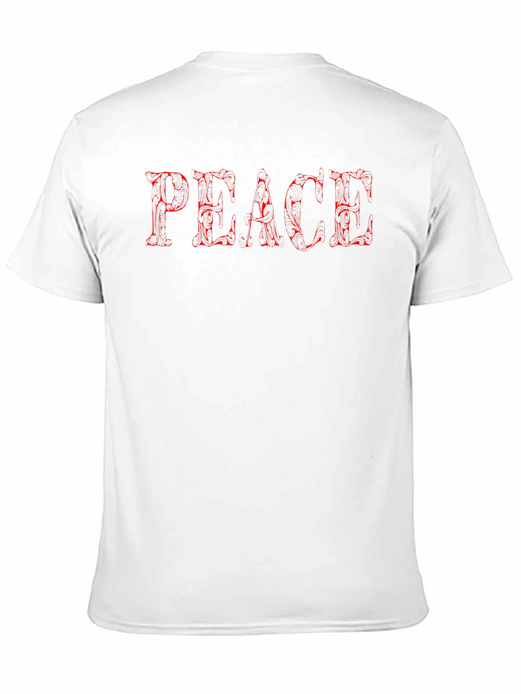 Peace Graphic Tee - Stylish Mens Black T-Shirt