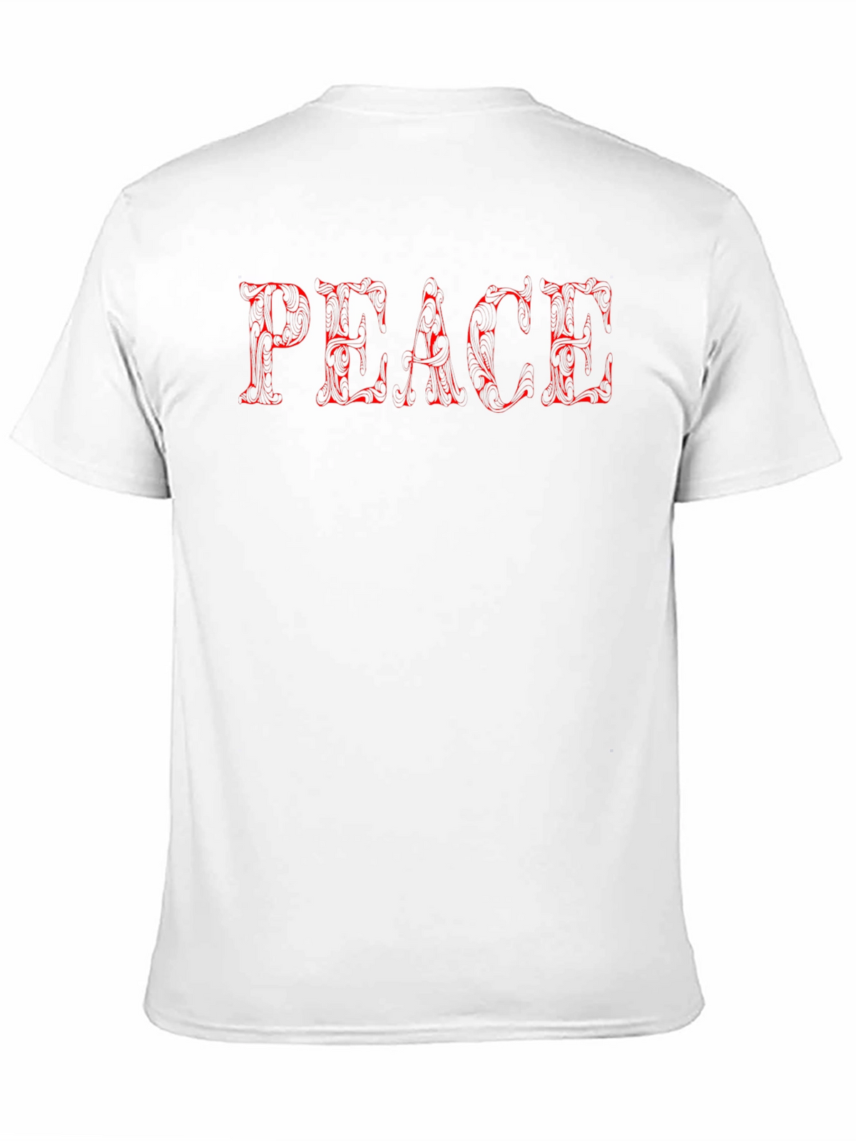 Peace Graphic Tee - Stylish Mens Black T-Shirt
