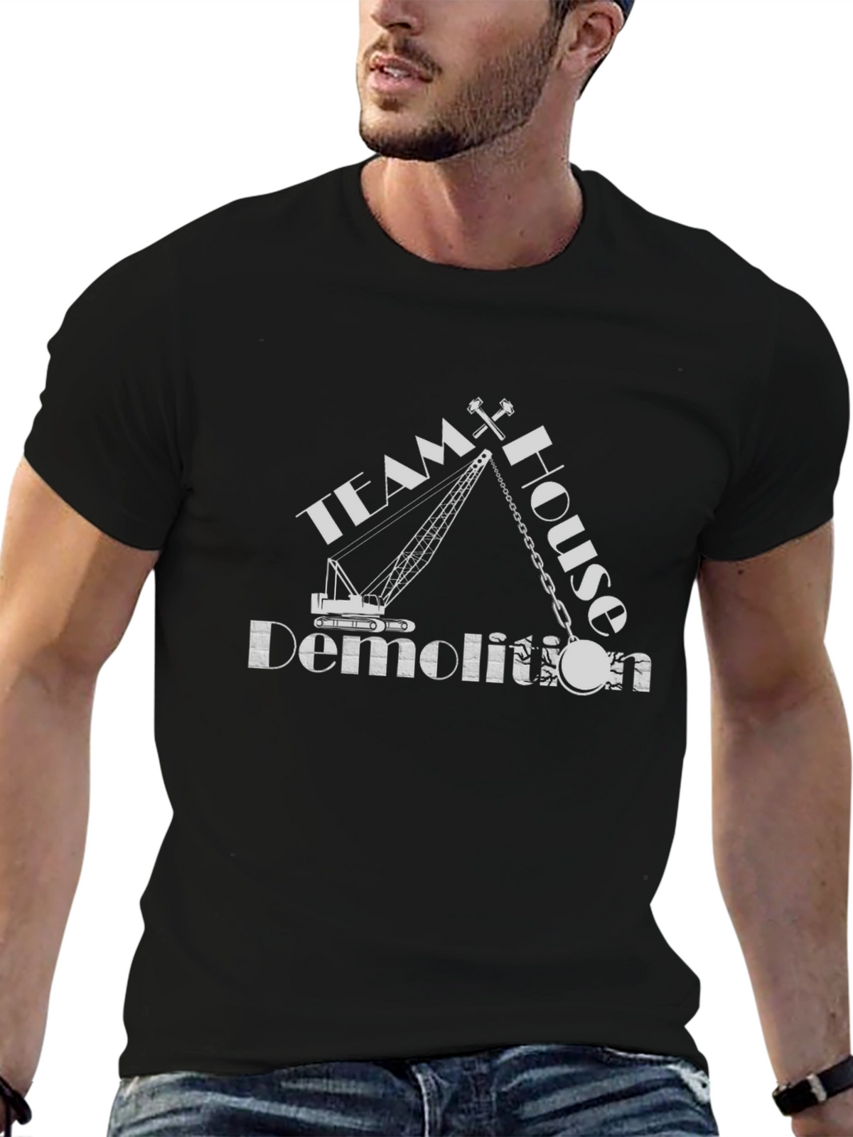 Team House Demolition T-Shirt - Black