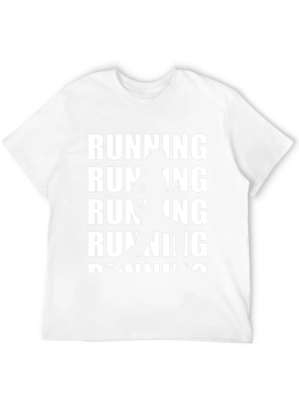 Running Silhouette Graphic Tee - Black