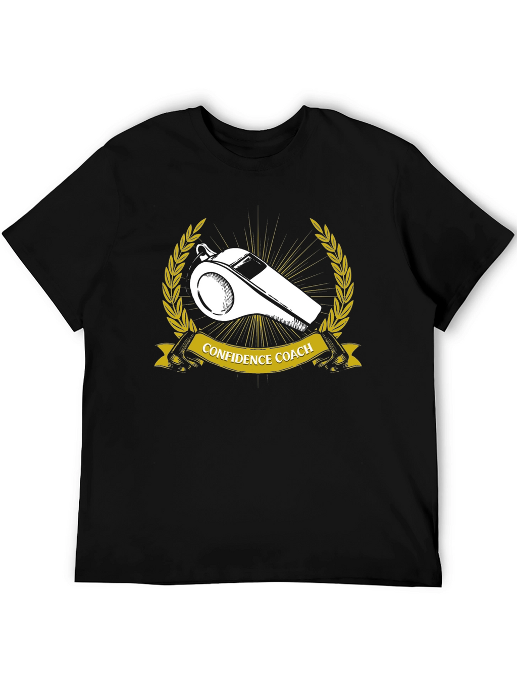 Confidence Coach T-Shirt - Whistle Design