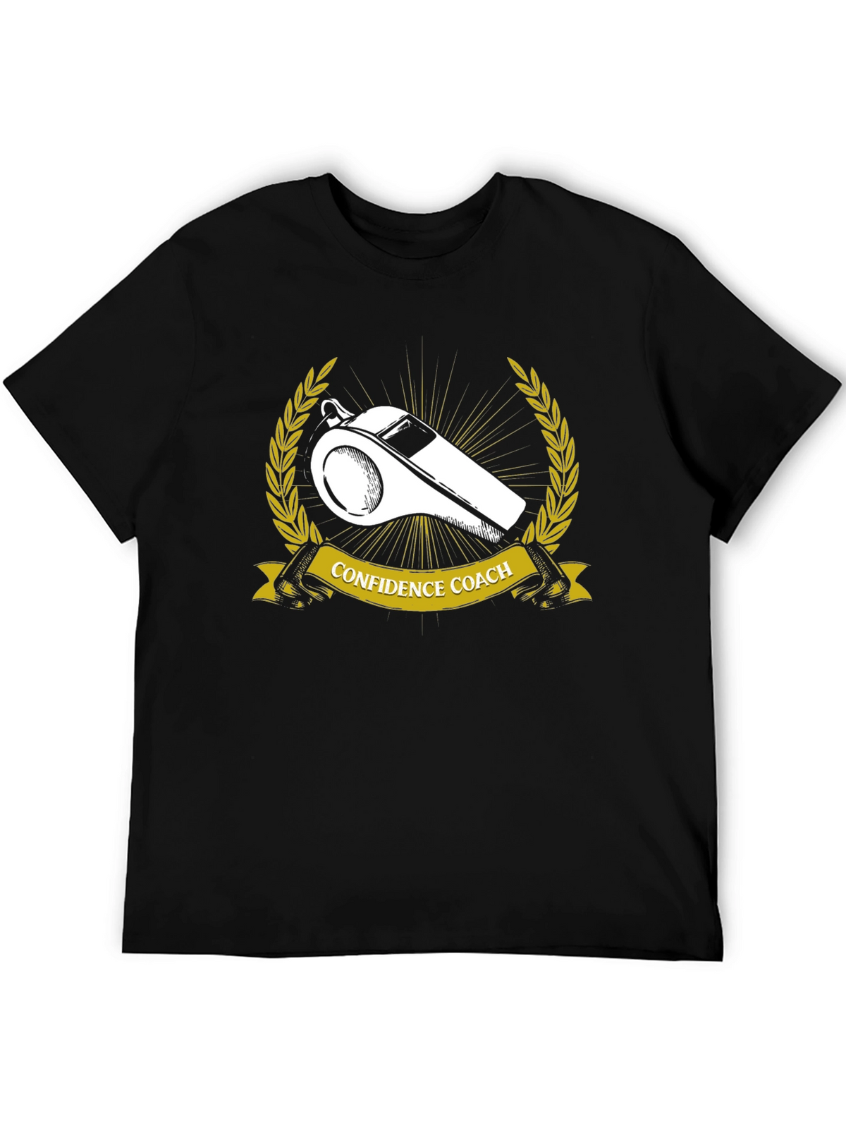 Confidence Coach T-Shirt - Whistle Design