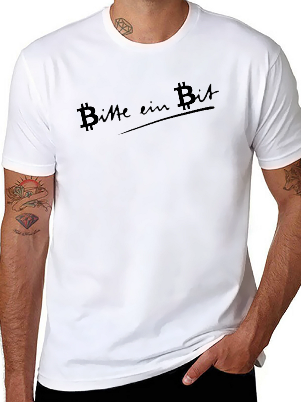 Bitte Ein Bit - Bitcoin Enthusiast T-Shirt