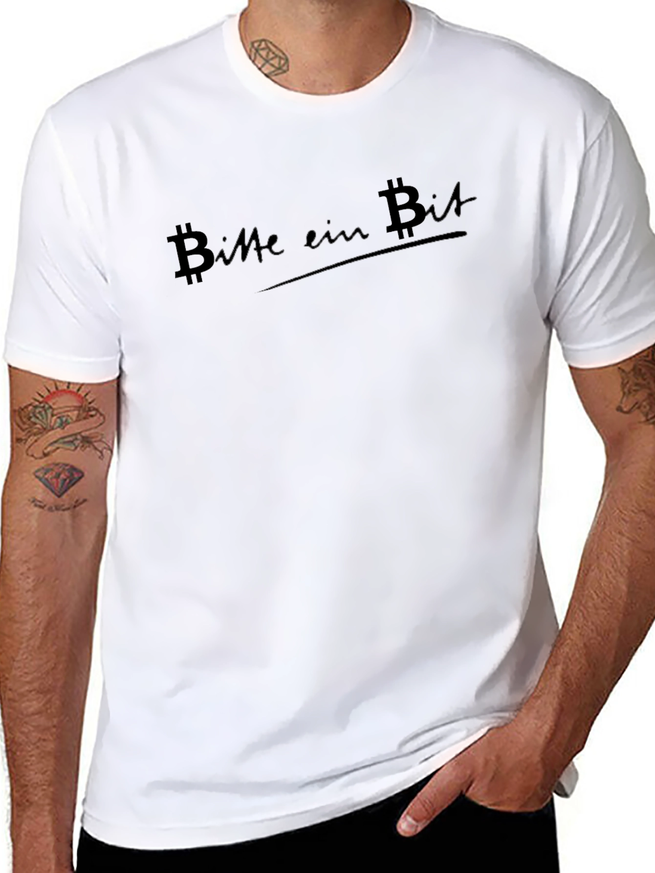 Bitte Ein Bit - Bitcoin Enthusiast T-Shirt