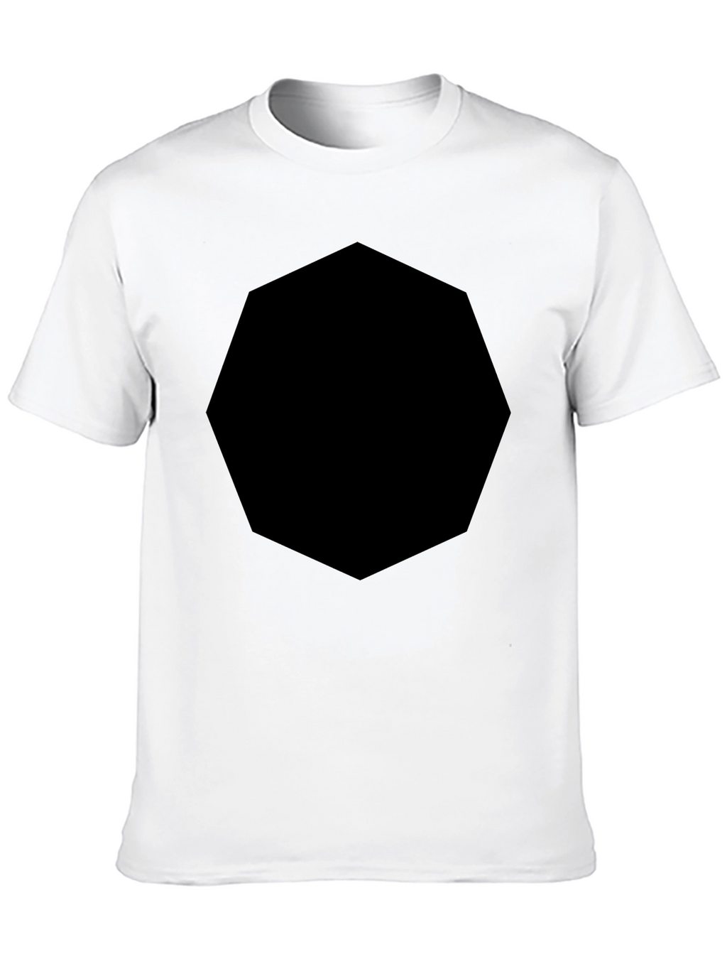 Mens Black Crew Neck T-Shirt