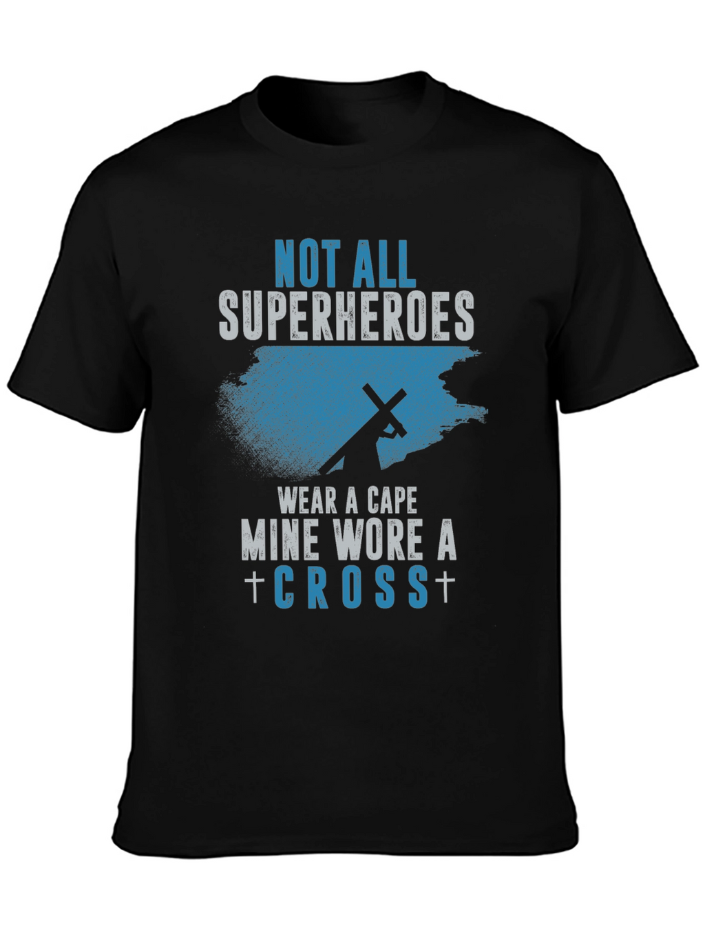 Superhero Cross T-Shirt - Christian Faith Apparel