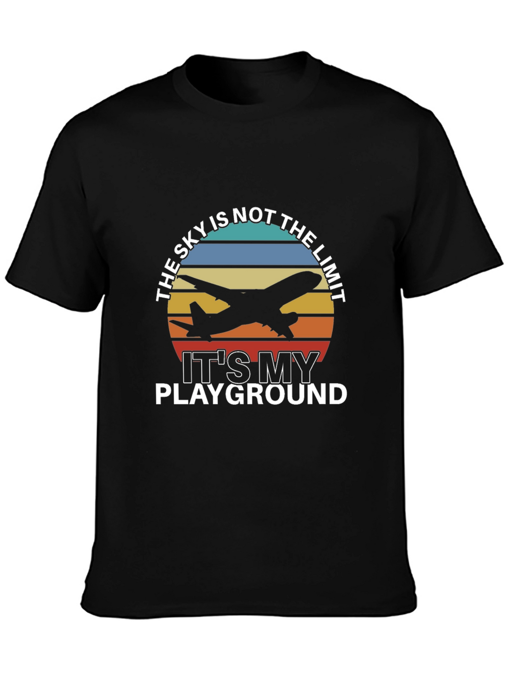 Skys Not the Limit Airplane T-Shirt