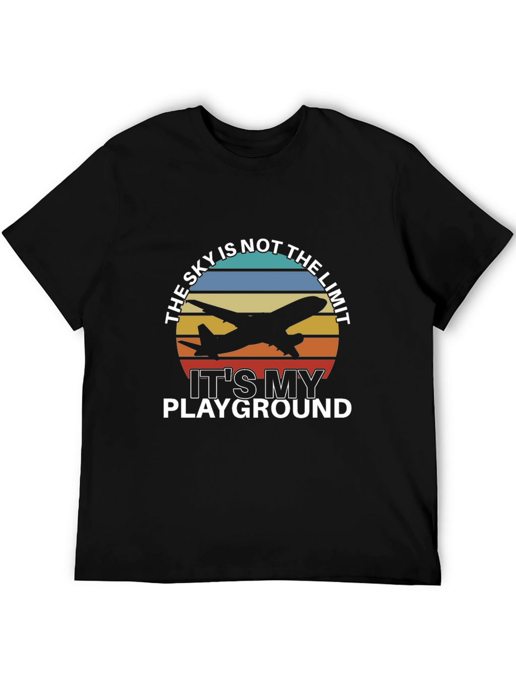 Skys Not the Limit Airplane T-Shirt