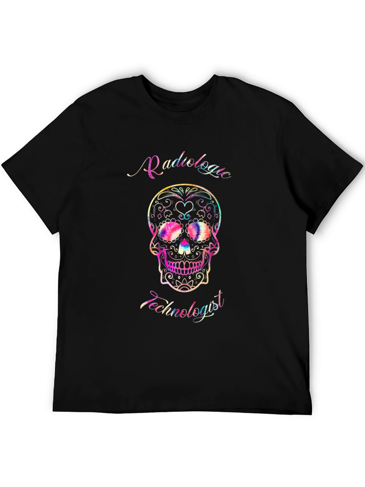 Radiologic Technologist Sugar Skull T-Shirt