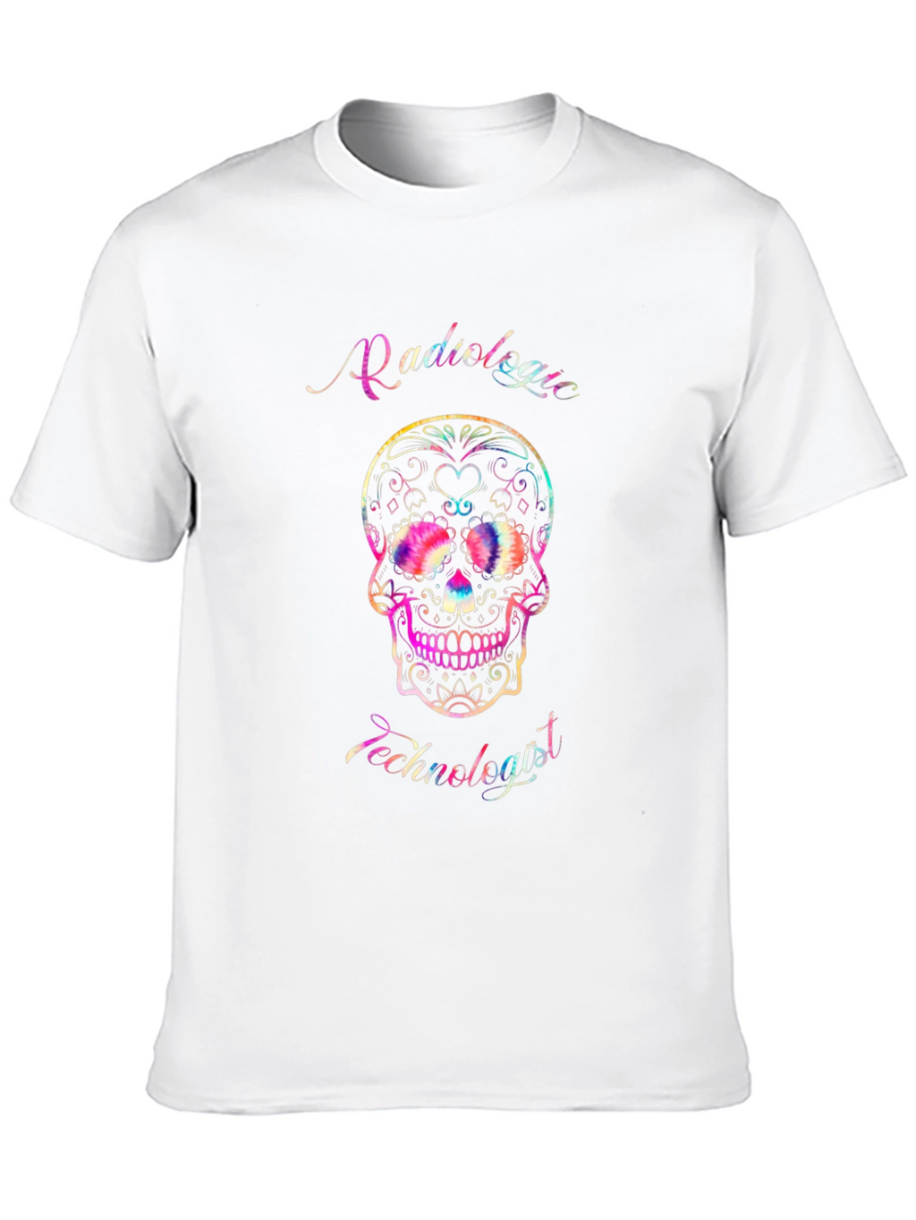 Radiologic Technologist Sugar Skull T-Shirt
