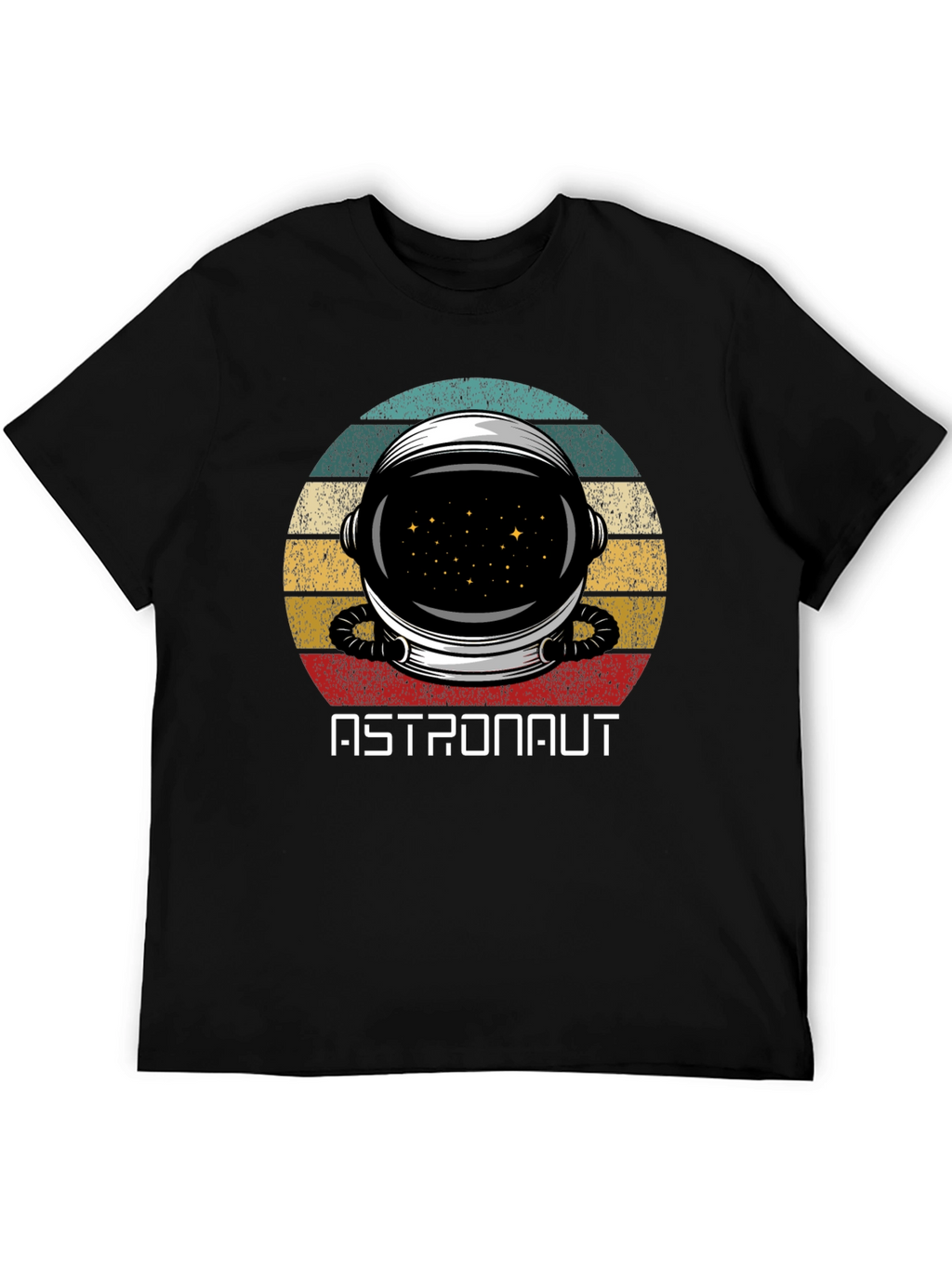 Retro Astronaut Helmet T-Shirt - Space Exploration