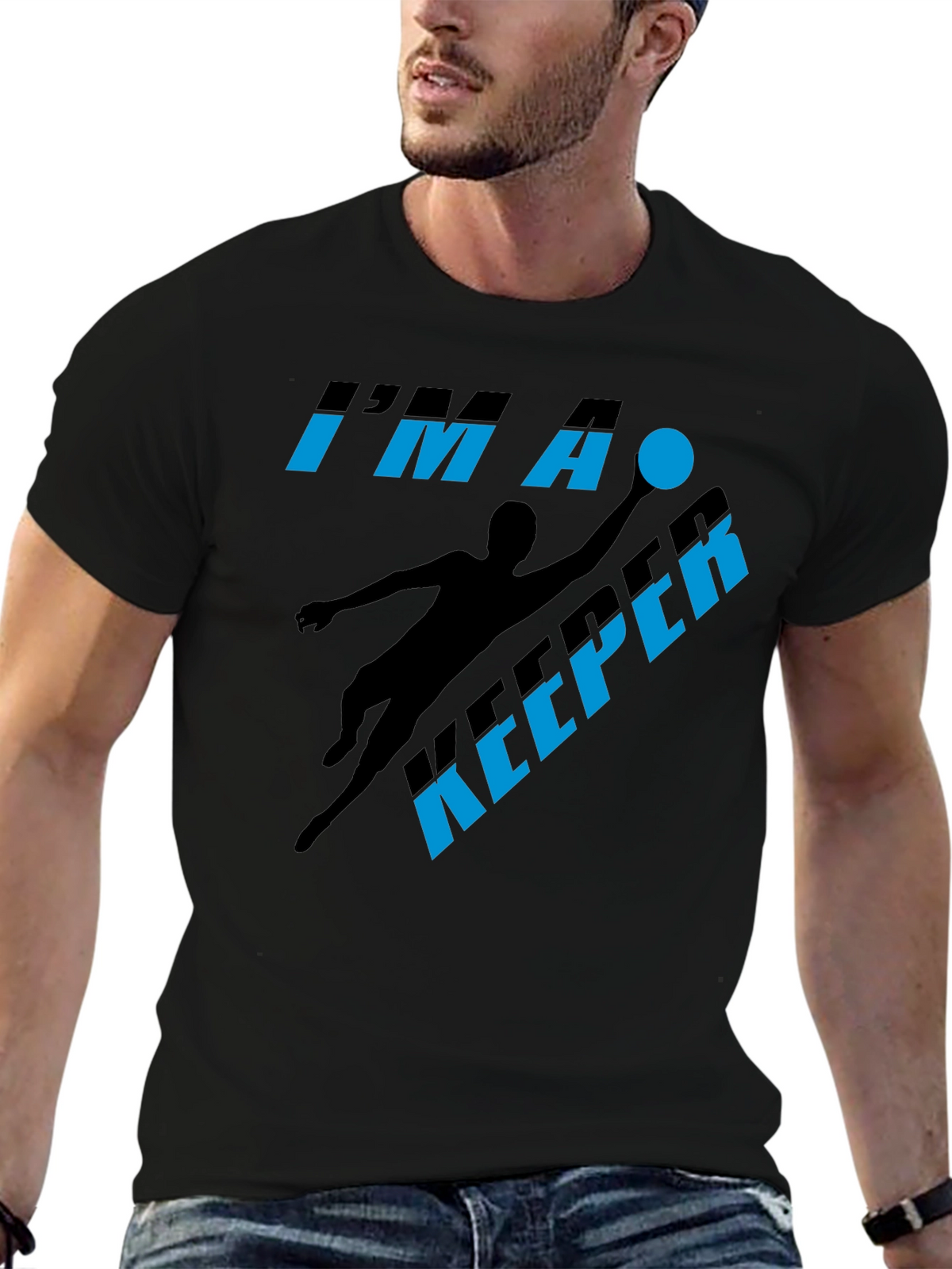 Im A Keeper Graphic T-Shirt - Soccer Goalie Tee