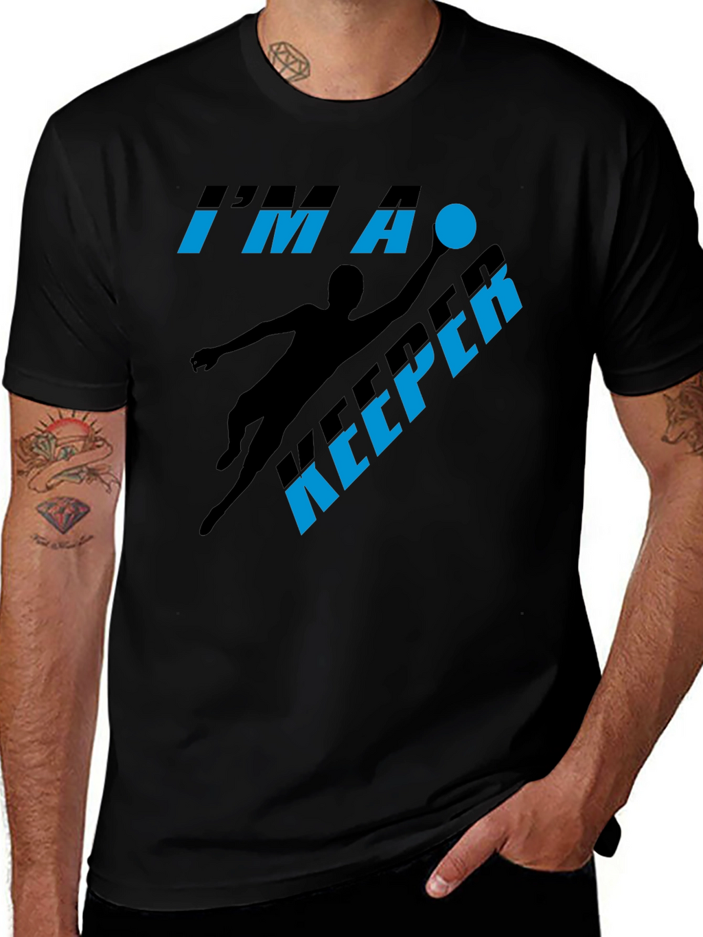 Im A Keeper Graphic T-Shirt - Soccer Goalie Tee