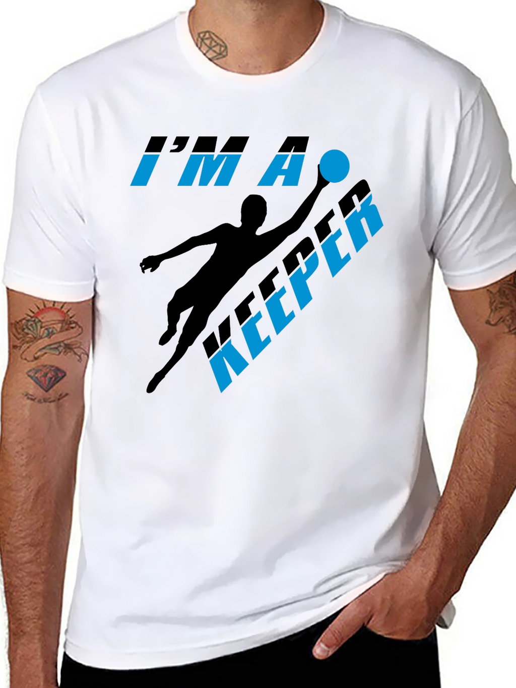 Im A Keeper Graphic T-Shirt - Soccer Goalie Tee