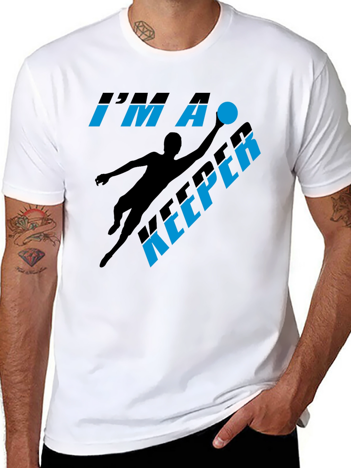 Im A Keeper Graphic T-Shirt - Soccer Goalie Tee