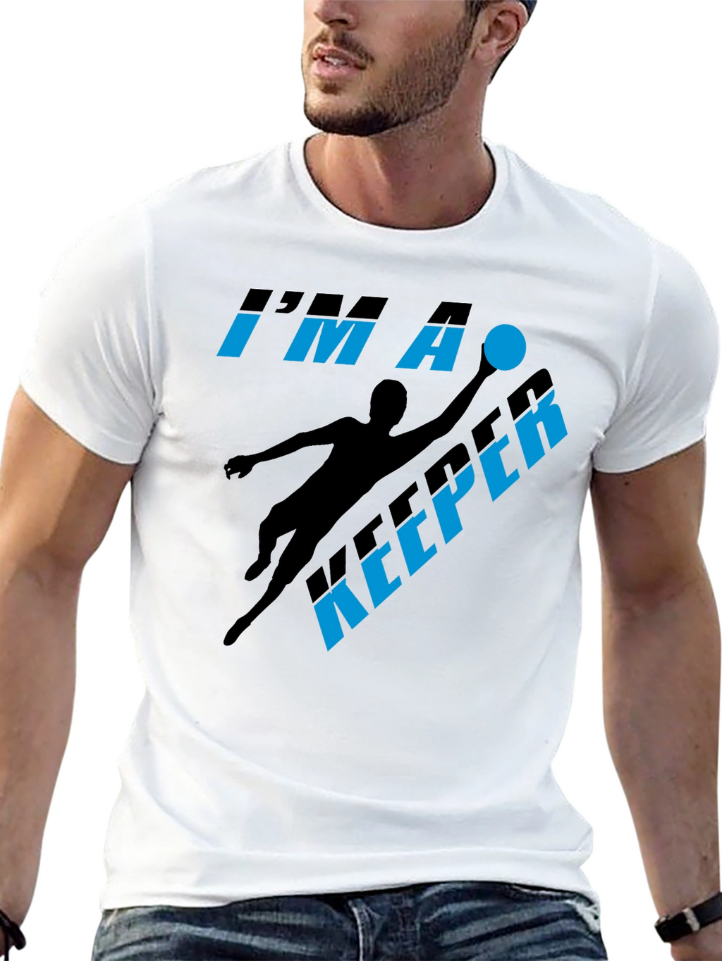 Im A Keeper Graphic T-Shirt - Soccer Goalie Tee