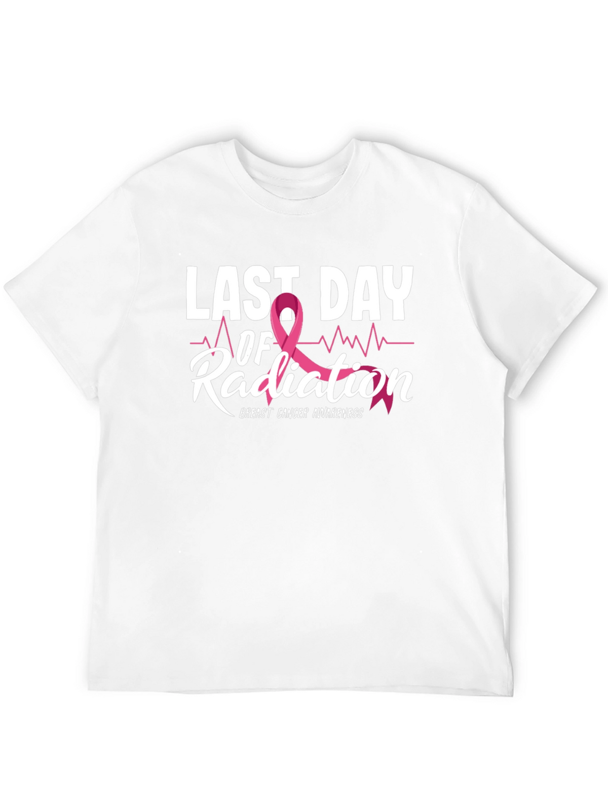 Last Day of Radiation Breast Cancer Awareness T-Shirt