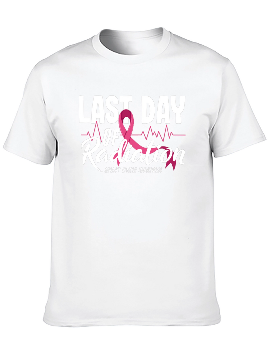 Last Day of Radiation Breast Cancer Awareness T-Shirt