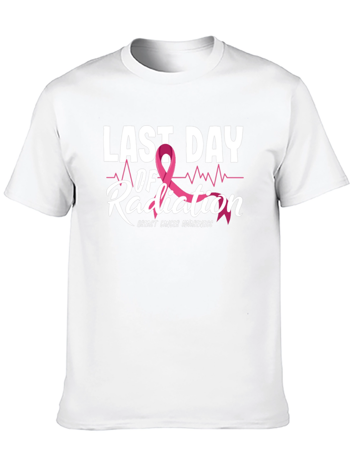 Last Day of Radiation Breast Cancer Awareness T-Shirt