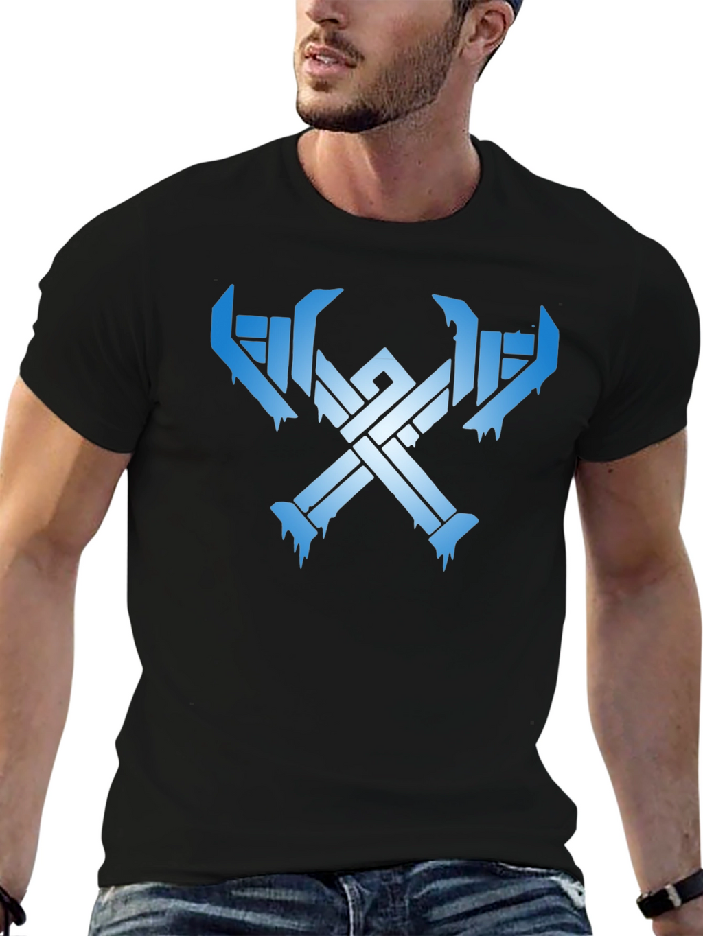 Viking Axe Black T-Shirt