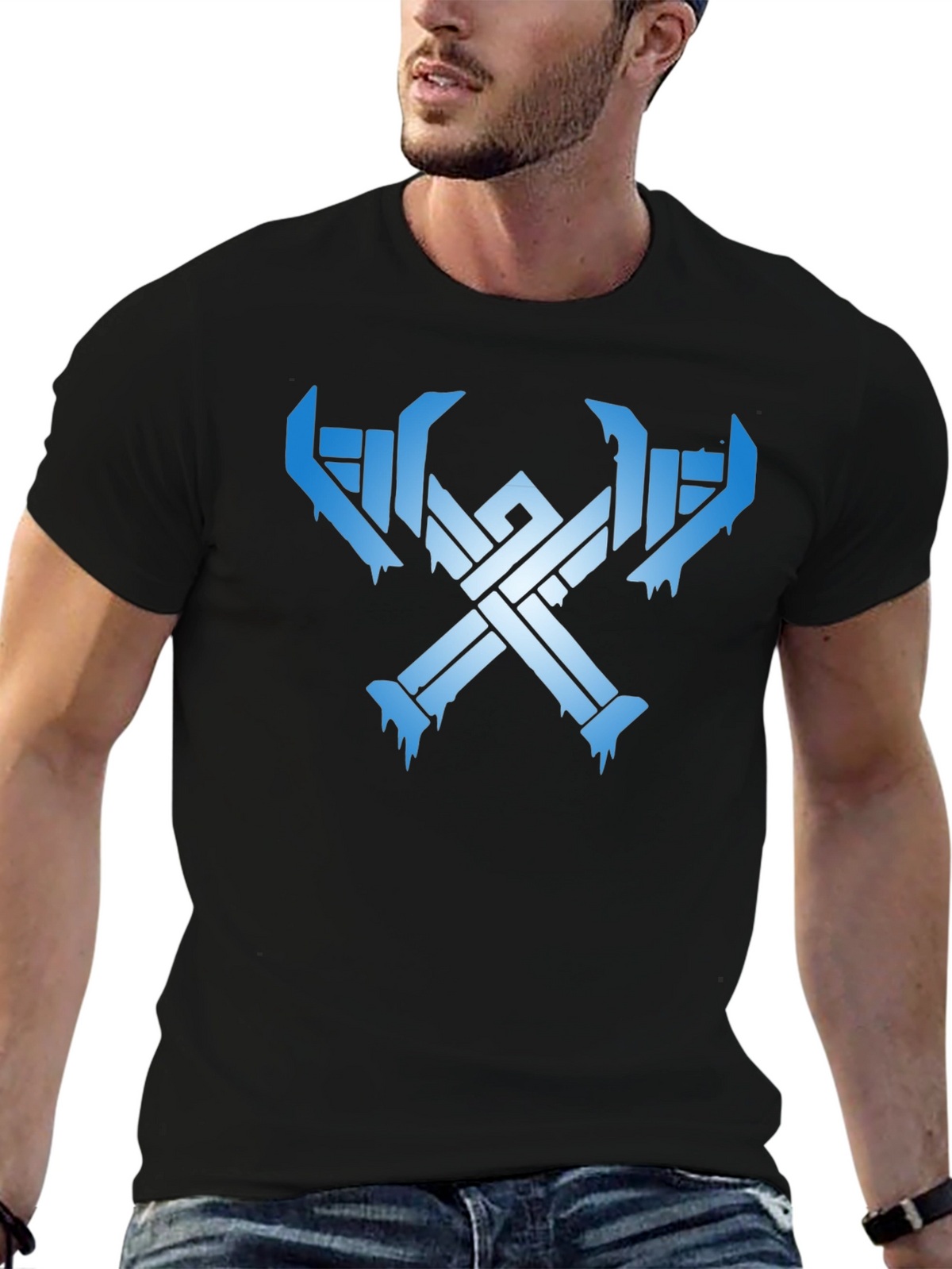 Viking Axe Black T-Shirt